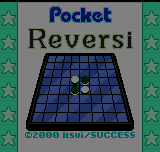 Pocket Reversi title screen for Neo Geo Pocket Color